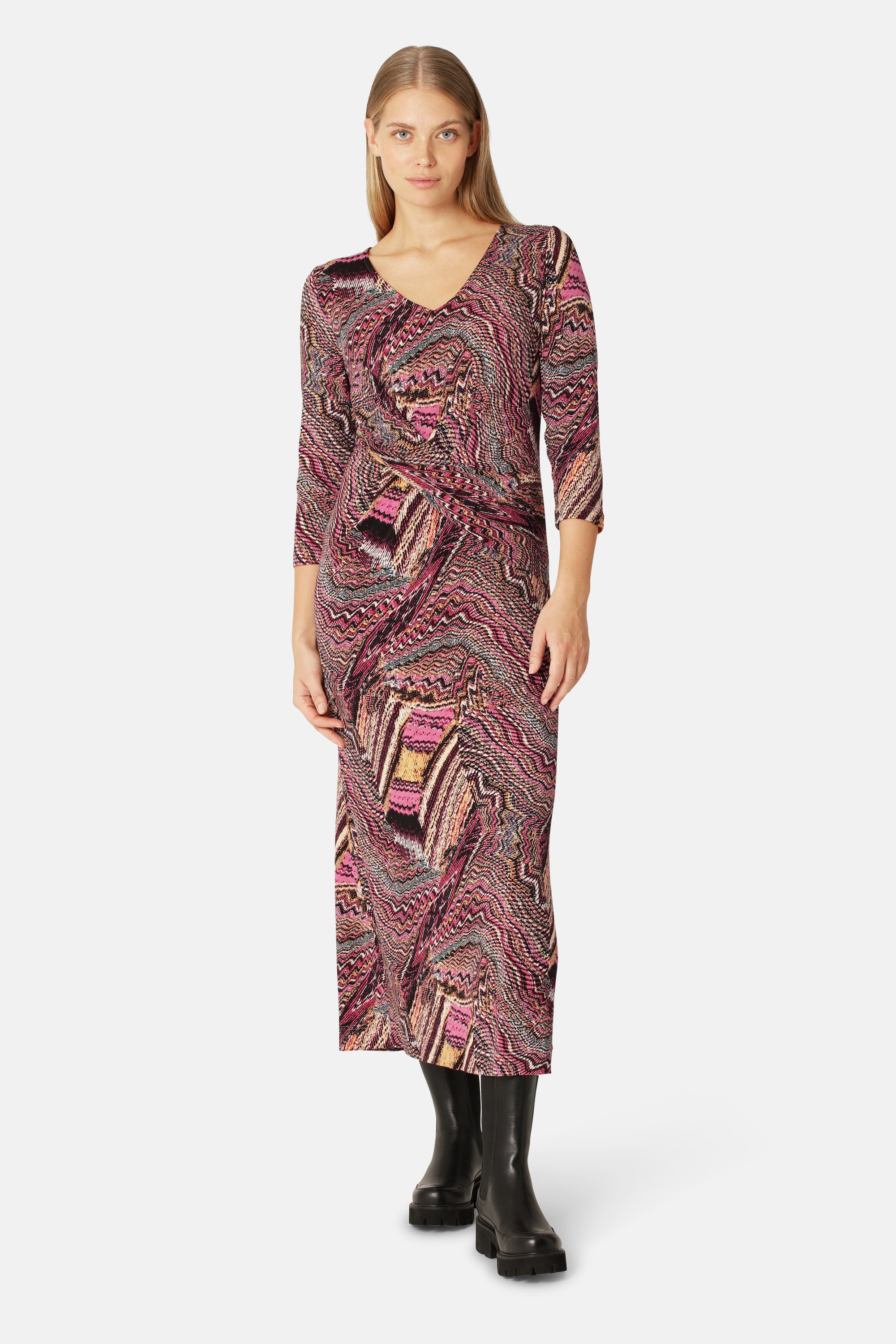 Ilse Jacobsen Hornbæk Womenswear Elisa Seashell Long Dress Clothes 908 Rosy Pink